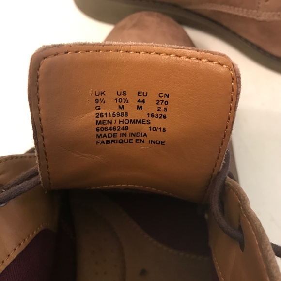 Clark’s brown boots main image 10